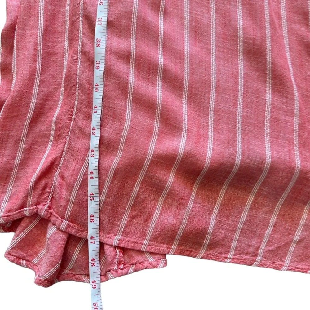 Free People Chambray Butterflies Midi Dress in Red Size S